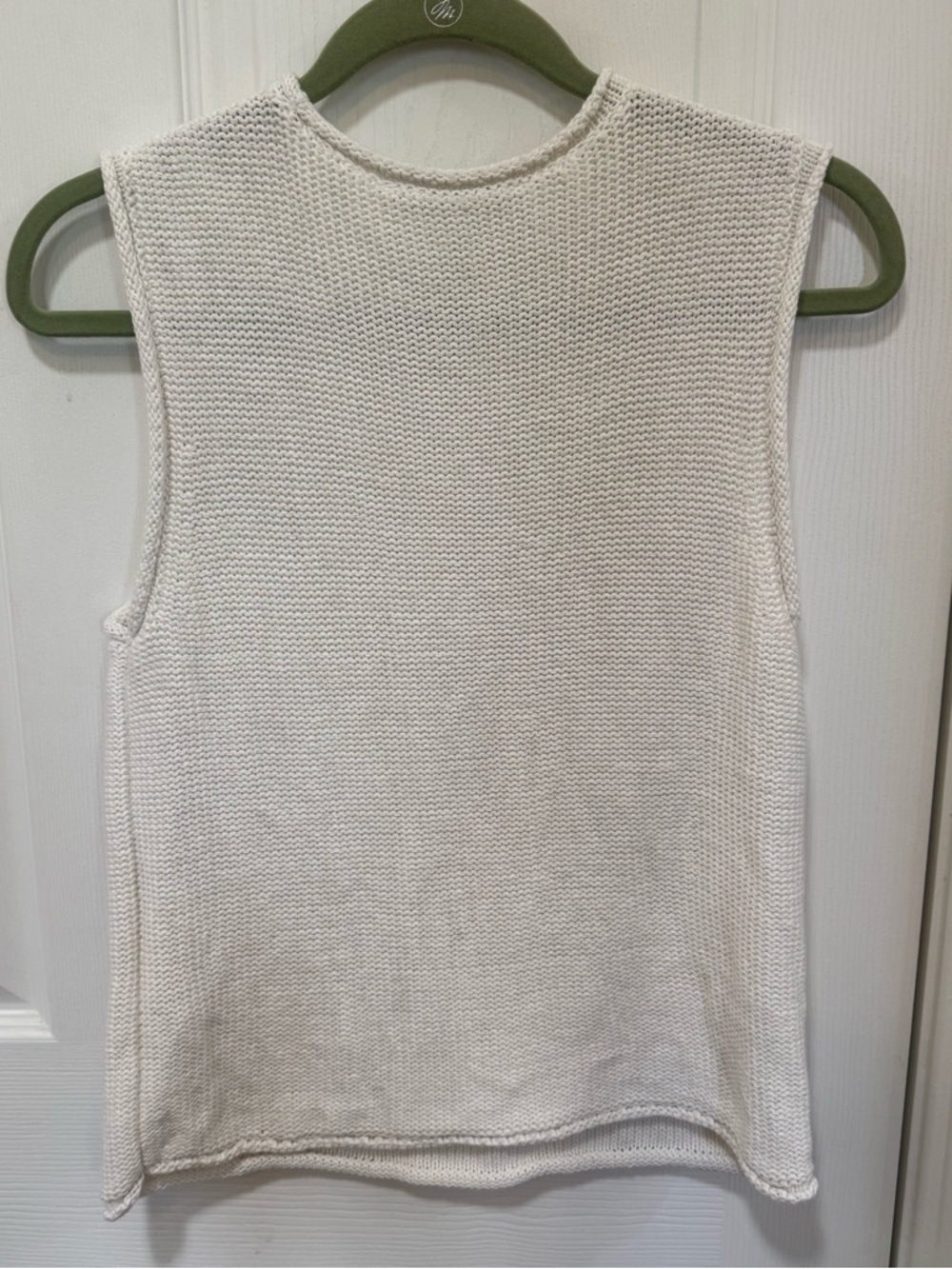 Abercrombie & Fitch Cream Sleeveless Knit Tank - Picture 3 of 4